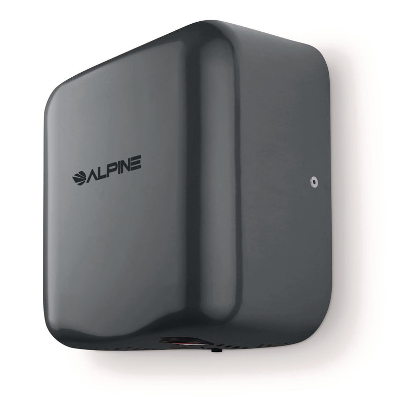 Alpine Industries Hemlock Commercial Automatic 120V Hand Dryer, 6.68 x 11.41 x 12.31, Stainless Steel, Gray (ALHALP40010GRY) Each