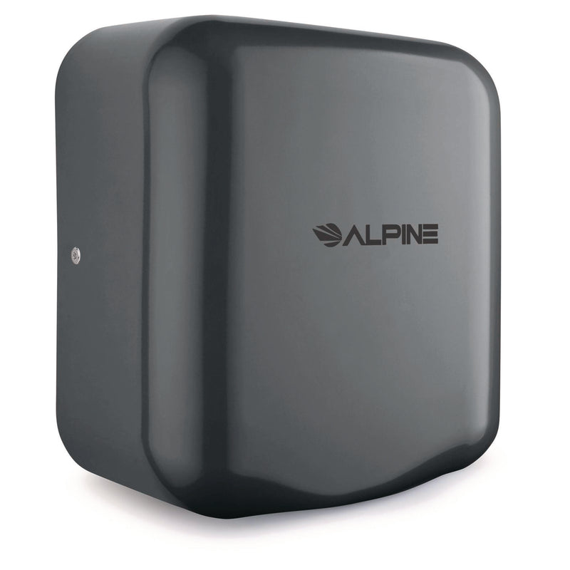 Alpine Industries Hemlock Commercial Automatic 120V Hand Dryer, 6.68 x 11.41 x 12.31, Stainless Steel, Gray (ALHALP40010GRY) Each