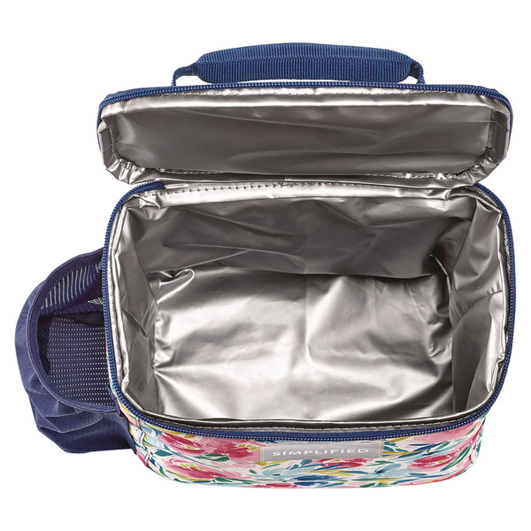 fit + fresh Simplified Lunch Bag, 9.25 x 5 x 9, Multicolor Floral (FAF2843SIM3167) Each