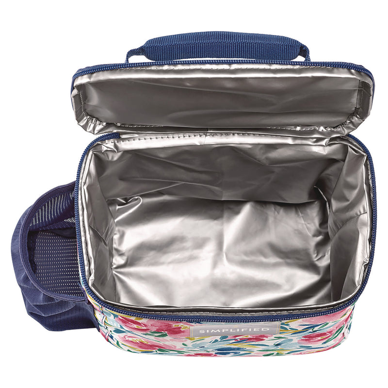 fit + fresh Simplified Lunch Bag, 9.25 x 5 x 9, Multicolor Floral (FAF2843SIM3167) Each