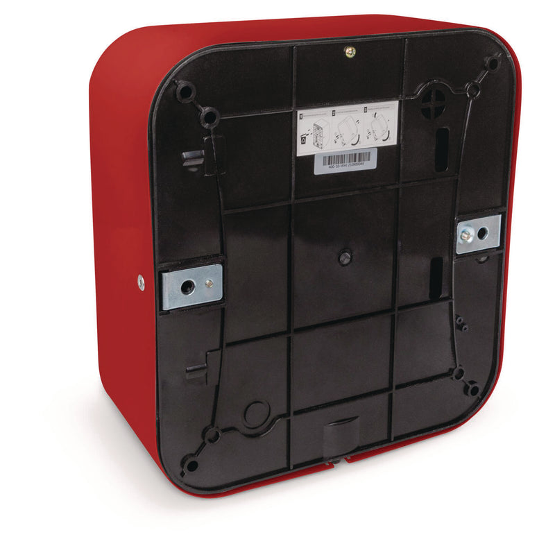 Alpine Industries Hemlock Commercial Automatic 120V Hand Dryer, 6.68 x 11.41 x 12.31, Stainless Steel, Red (ALHALP40010RED) Each