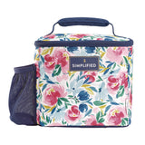 fit + fresh Simplified Lunch Bag, 9.25 x 5 x 9, Multicolor Floral (FAF2843SIM3167) Each