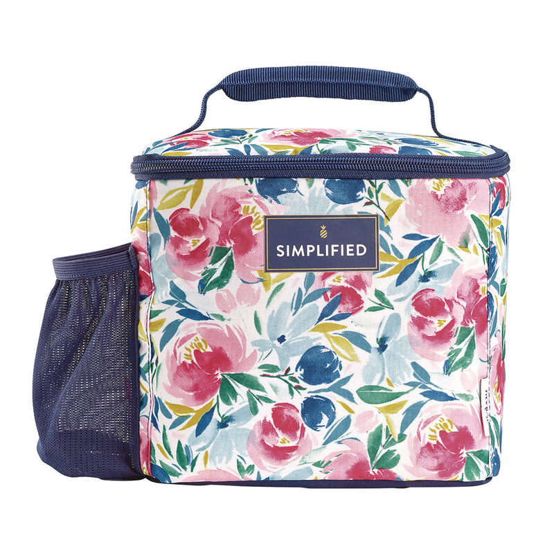 fit + fresh Simplified Lunch Bag, 9.25 x 5 x 9, Multicolor Floral (FAF2843SIM3167) Each