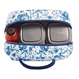 fit + fresh Simplified Lunch Bag, 9 x 6 x 10, Blue Floral (FAF7039SIM3166) Each