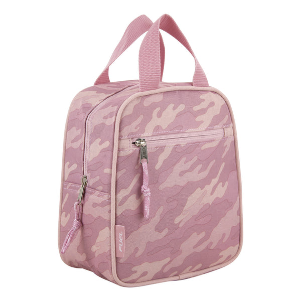 FUEL Bijoux Lunch Bag, 7.5 x 4.25 x 9, Pink Camo (FUE010391STFLC) Each