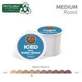 The Original Donut Shop® Iced Duos Cookies + Caramel Iced Coffee K-Cup Pods, 24/Box (GMT5000373021) Box of 24