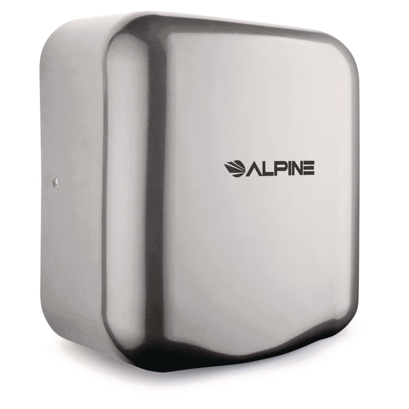 Alpine Industries Hemlock Commercial Automatic 120V Hand Dryer, 6.68 x 11.41 x 12.31, Stainless Steel, Chrome (ALHALP40010CHR) Each