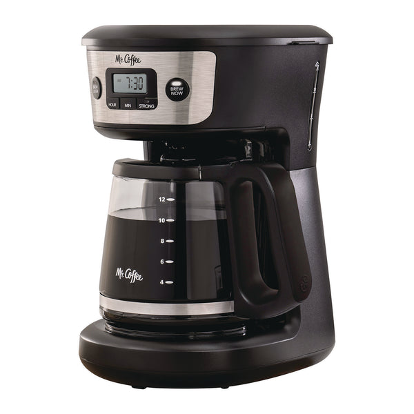 Mr. Coffee® 12-Cup Programmable Coffee Maker, Black/Stainless Steel (JAR2176620) Each