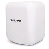 Alpine Industries Hemlock Commercial 220V Automatic Hand Dryer, 6.68 x 11.41 x 12.31, Stainless Steel, White (ALHALP40020WHI) Each