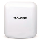 Alpine Industries Hemlock Commercial 220V Automatic Hand Dryer, 6.68 x 11.41 x 12.31, Stainless Steel, White (ALHALP40020WHI) Each