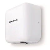 Alpine Industries Hemlock Commercial 220V Automatic Hand Dryer, 6.68 x 11.41 x 12.31, Stainless Steel, White (ALHALP40020WHI) Each