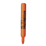 Liqui-Mark® Tank Fluorescent Highlighter, Orange Ink, Chisel Tip, Orange Barrel, Dozen (LQM60625) 1 Dozen