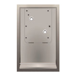 Alpine Industries Hemlock Recess Wall Kit, 3.38 x 16.38 x 26, Stainless Steel (ALHALP400RECESS) Each