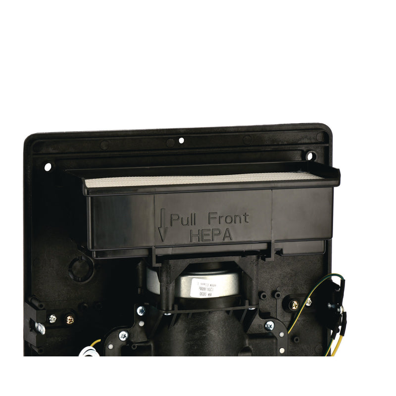 Alpine Industries Willow Commercial 120V Automatic Hand Dryer, 3.93 x 11.25 x 12.63, Stainless Steel, Black (ALHALP40510BLA) Each