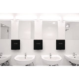 Alpine Industries Willow Commercial 120V Automatic Hand Dryer, 3.93 x 11.25 x 12.63, Stainless Steel, Black (ALHALP40510BLA) Each