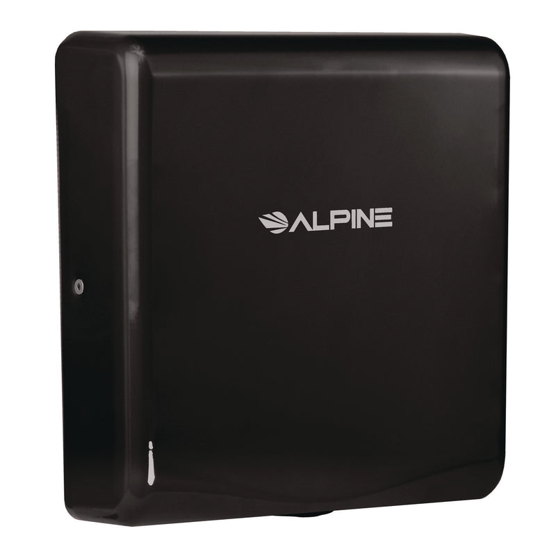 Alpine Industries Willow Commercial 120V Automatic Hand Dryer, 3.93 x 11.25 x 12.63, Stainless Steel, Black (ALHALP40510BLA) Each