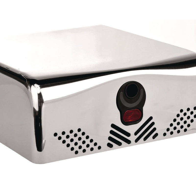 Alpine Industries Willow Commercial 120V Automatic Hand Dryer, 3.93 x 11.25 x 12.63, Stainless Steel, Chrome (ALHALP40510CHR) Each