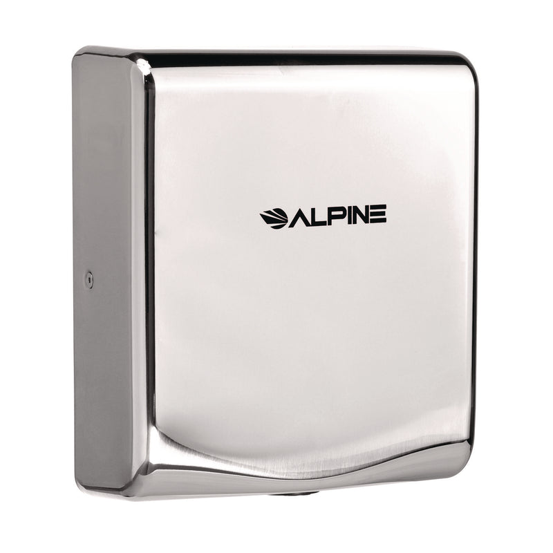 Alpine Industries Willow Commercial 120V Automatic Hand Dryer, 3.93 x 11.25 x 12.63, Stainless Steel, Chrome (ALHALP40510CHR) Each
