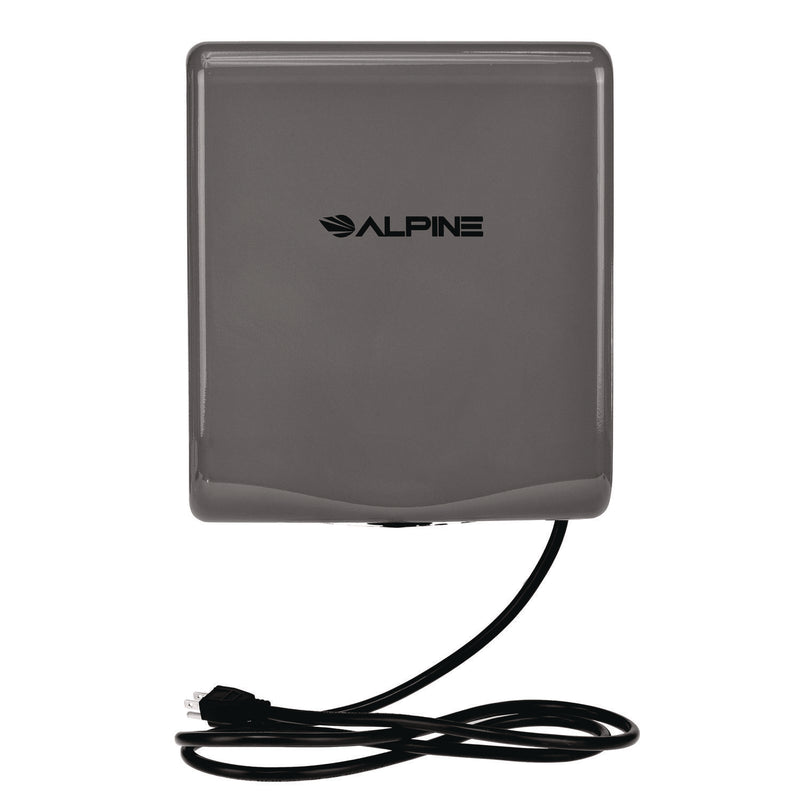 Alpine Industries Willow Commercial 120V Automatic Hand Dryer, 3.93 x 11.25 x 12.63, Stainless Steel, Gray (ALHALP40510GRY) Each