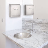Alpine Industries Willow Commercial 120V Automatic Hand Dryer, 3.93 x 11.25 x 12.63, Stainless Steel, Silver (ALHALP40510SSB) Each