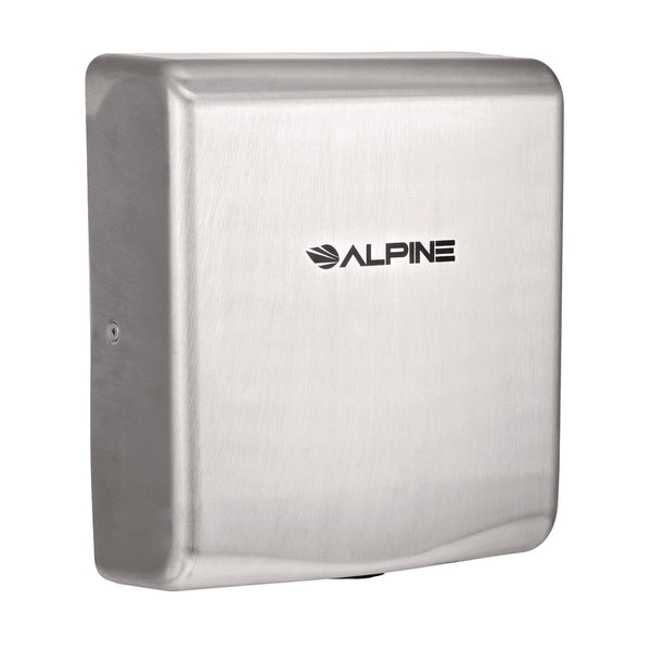 Alpine Industries Willow Commercial 120V Automatic Hand Dryer, 3.93 x 11.25 x 12.63, Stainless Steel, Silver (ALHALP40510SSB) Each