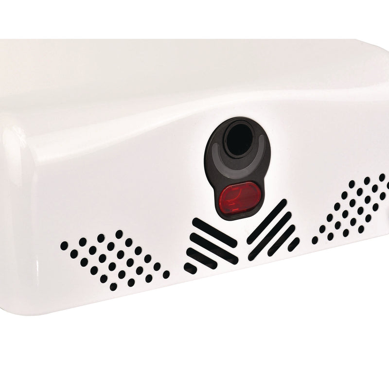 Alpine Industries Willow Commercial 120V Automatic Hand Dryer, 3.93 x 11.25 x 12.63, Stainless Steel, White (ALHALP40510WHI) Each