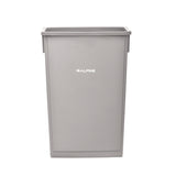 Alpine Industries Slim 23 Gallon Indoor Trash Can, Plastic, Gray (ALH477GRY) Each