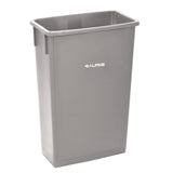 Alpine Industries Slim 23 Gallon Indoor Trash Can, Plastic, Gray (ALH477GRY) Each