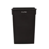 Alpine Industries Slim 23 Gallon Indoor Trash Can, Plastic, Black (ALHALP477BLK) Each