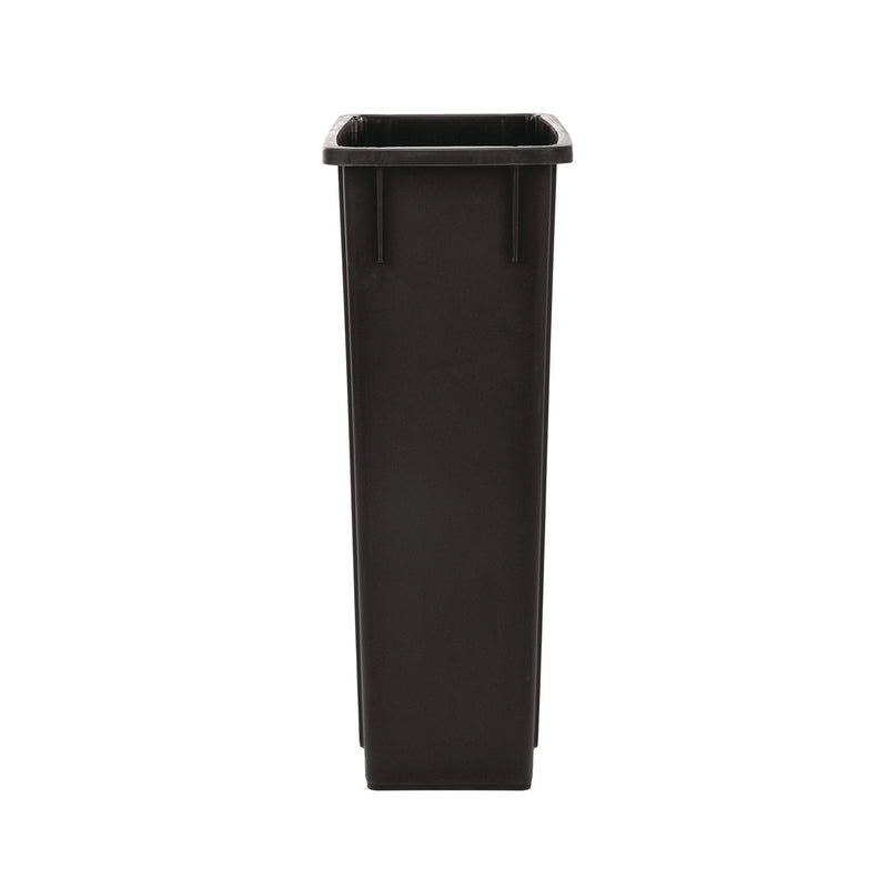 Alpine Industries Slim 23 Gallon Indoor Trash Can, Plastic, Black (ALHALP477BLK) Each