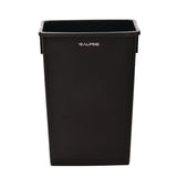 Alpine Industries Slim 23 Gallon Indoor Trash Can, Plastic, Black (ALHALP477BLK) Each