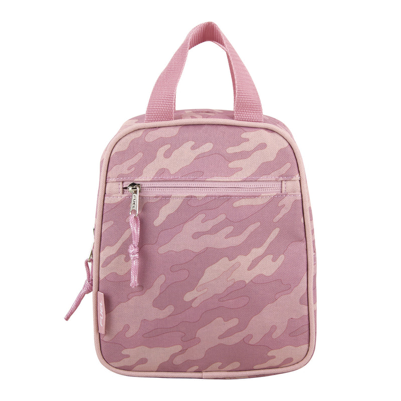 FUEL Bijoux Lunch Bag, 7.5 x 4.25 x 9, Pink Camo (FUE010391STFLC) Each