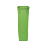 Alpine Industries Slim 23 Gallon Recycling Bin, Plastic, Lime Green (ALHALP477LGRN) Each