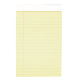 Cambridge® Notepad, Wide/Legal Rule, Black Cover, 70 Yellow 5 x 8 Sheets, 2/Pack (MEA59876) Pack of 2