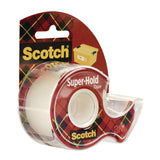 Scotch® Super-Hold Wide Invisible Tape, 1.5" x 18 yds, Crystal Clear (MMM198W) Each