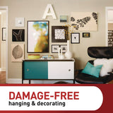 Command™ Picture Hanging Strips, X-Large, Removable, Holds up to 20 lbs per 4 Strips, Black, 4 Strip Pairs (MMM17217BLKES) Each