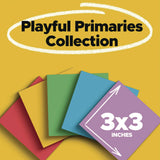 Post-it® Notes Super Sticky Pads in Playful Primary Colors, 3" x 3", 45 Sheets/Pad, 5 Pads/Pack (MMM33215SSAN) Pack of 5