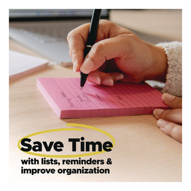 Post-it® Notes Super Sticky Pads in Playful Primary Colors, 3" x 3", 45 Sheets/Pad, 5 Pads/Pack (MMM33215SSAN) Pack of 5