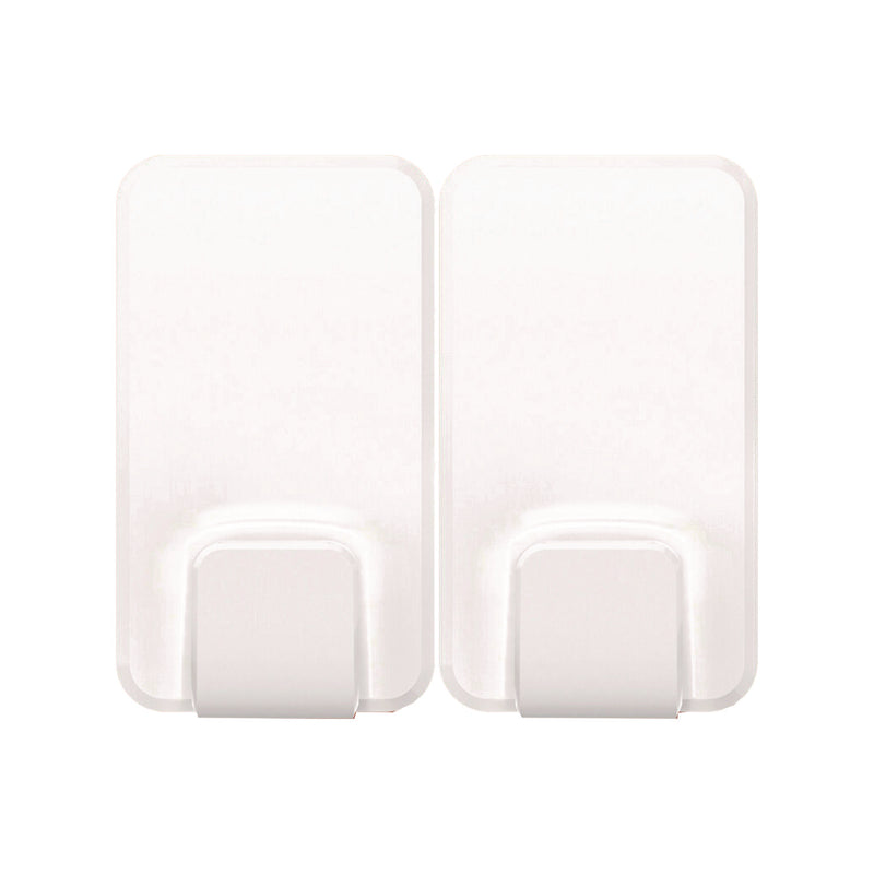 Command™ X-large Utility Hooks, Plastic, White, 15 lb Capacity, 2 Hooks and 8 Strips/Pack (MMM170112ES) Pack of 2