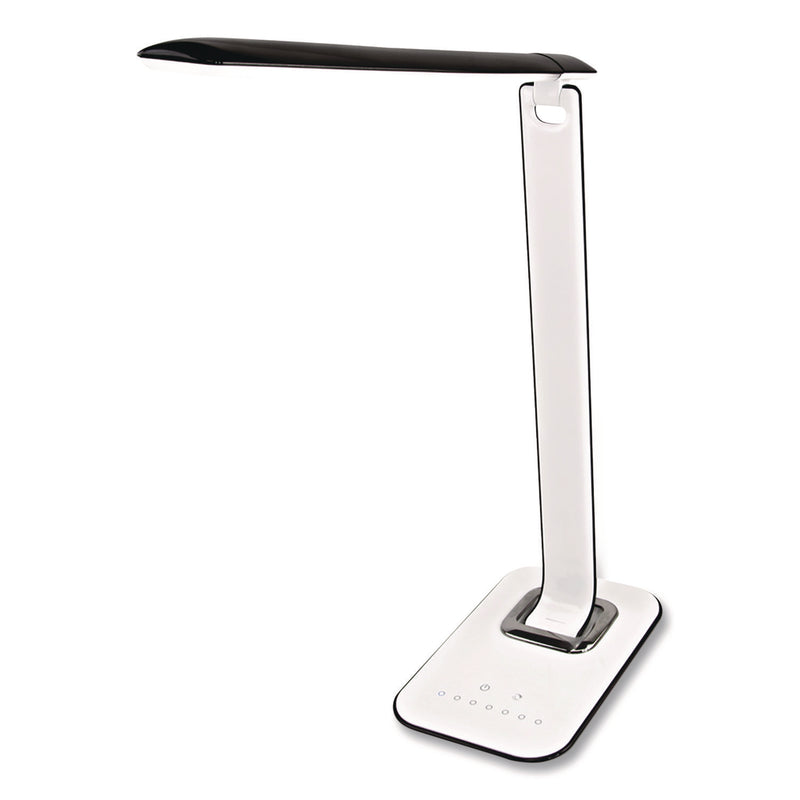 MOUNT-IT! Turcom RelaxaLight Dimmable LED Desk Lamp with USB, Adjustable Neck, 16" to 28.5" High, White (MNITS7005) Each