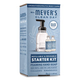 Mrs. Meyer's® Foaming Hand Soap Concentrate Starter Kit, Rain Water, (2) 2 oz Refill Bottles, 10 oz Dispenser Bottle (MTH355607) Each