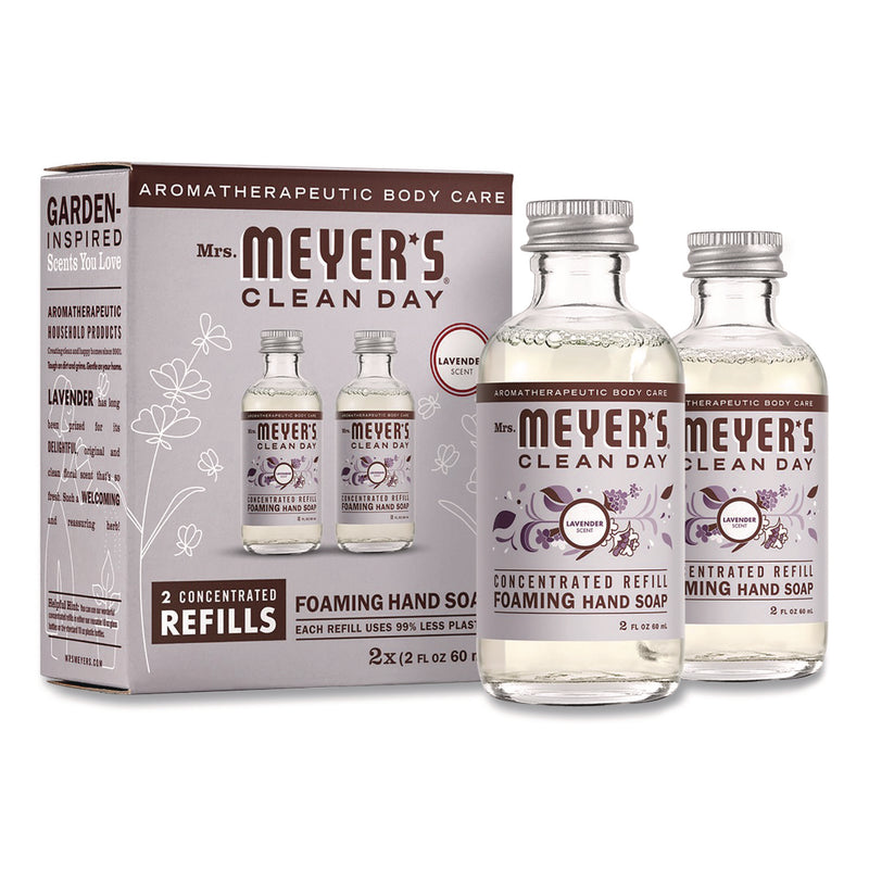 Mrs. Meyer's® Clean Day Concentrated Foaming Hand Soap Dispenser Refill, Lavender, 2 oz Bottle, 2/Pack (MTH355611) Each