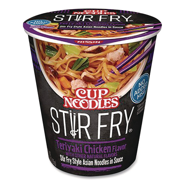 Nissin® Cup Noodles Stir Fry, Teriyaki Chicken, 3 oz Cup, 6/Carton (NSFNIS42405) Case of 6