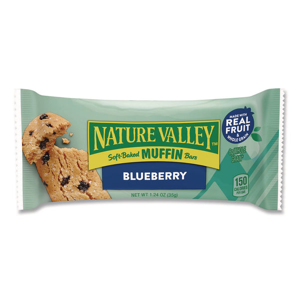 Nature Valley® Blueberry Soft-Baked Muffin Bar, 1.24 oz Bar, 12/Box (NVLGEM20668) Box of 12