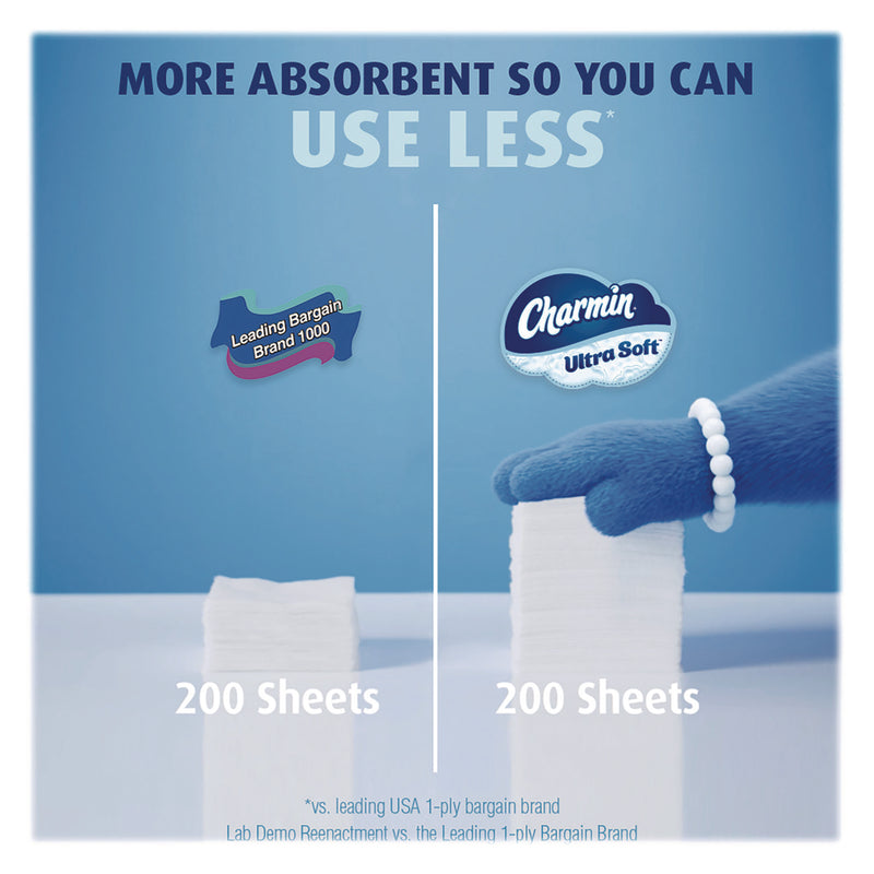 Charmin® Ultra Soft Bathroom Tissue, Septic Safe, 2-Ply, White, 336 Sheets/Roll, 12 Rolls/Pack (PGC08471) Pack of 12