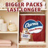 Charmin® Ultra Strong Bathroom Tissue, Septic Safe, 2-Ply, White, 363 Sheets/Roll, 6 Rolls/Pack (PGC1569872695) Pack of 6