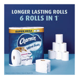 Charmin® Ultra Soft Bathroom Tissue, Septic Safe, 2-Ply, White, 336 Sheets/Roll, 6 Rolls/Pack (PGC8467061790) Pack of 6