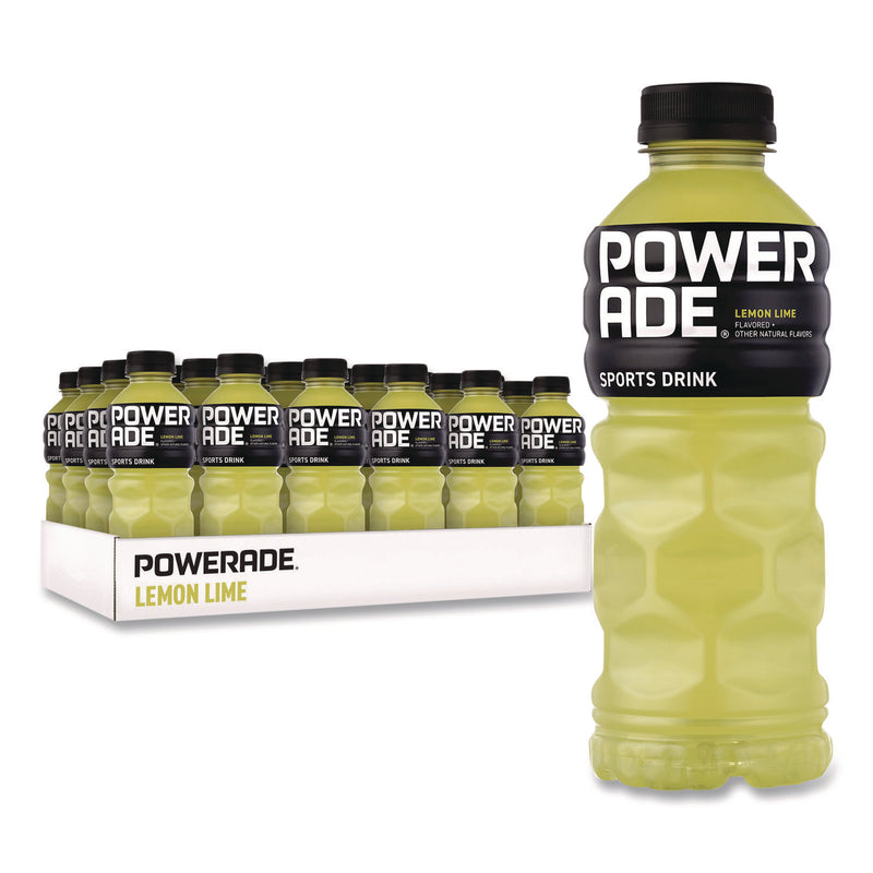 POWERADE® Sports Drink, Lemon Lime, 20 oz Bottle, 24/Pack (POW049000003697) Each
