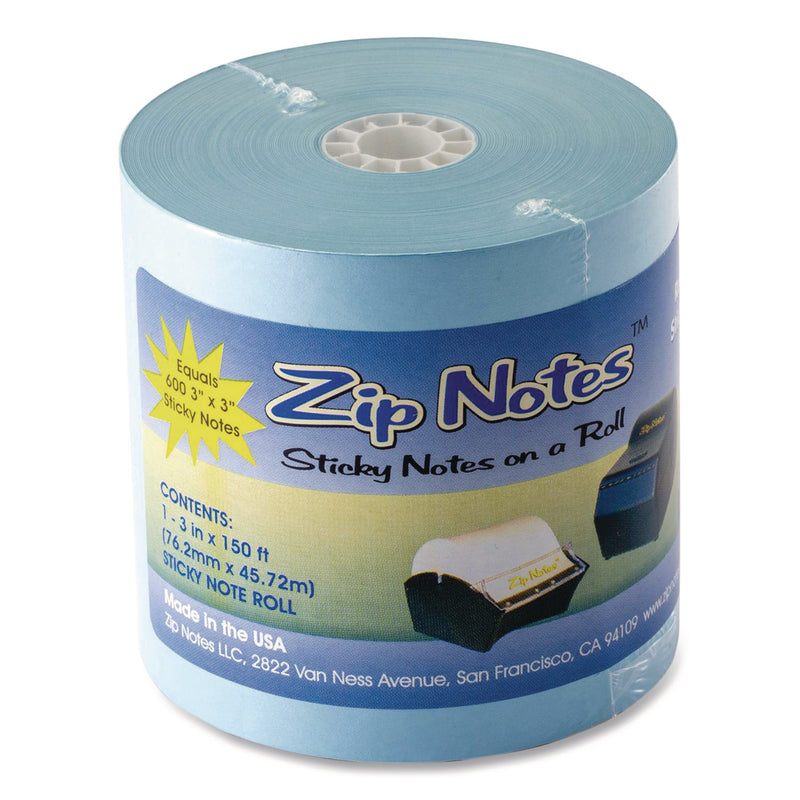 Zip Notes™ Dispenser Refill Roll, Unruled, 150 ft x 3", Blue (VCT0025) Each