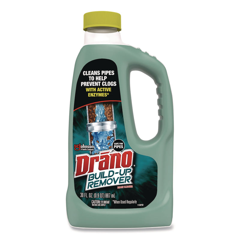 Drano® Buildup Remover Drain Cleaner, 30 oz Bottle (SJN335707) Each